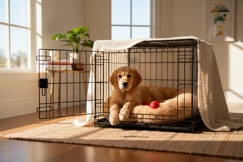 Crate Training 101: How to Make the Crate a Safe, Happy Place 🐶🏡