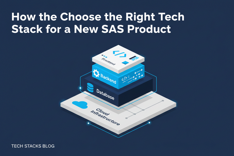 How to Choose the Right Tech Stack for a New SaaS Product