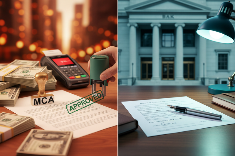 💣 Merchant Cash Advances (MCAs) vs Traditional Lines of Credit