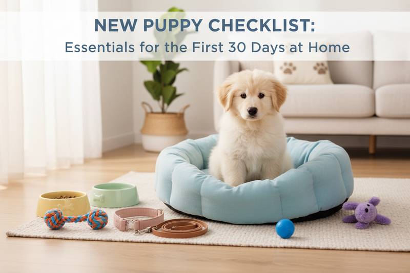 New Puppy Checklist: Essentials for the First 30 Days at Home 🐶