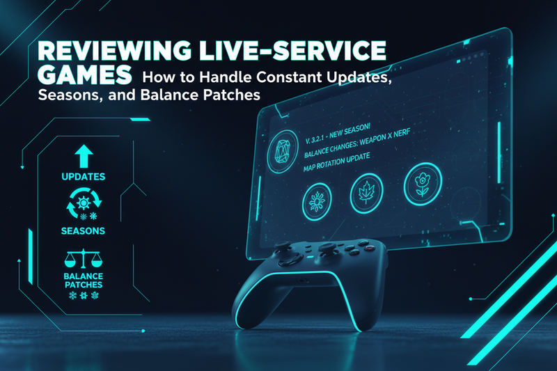 Reviewing Live-Service Games: How to Handle Constant Updates, Seasons, and Balance Patches 🎮🔄
